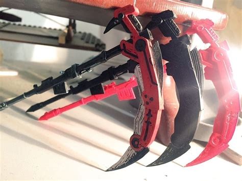 rwby ruby scythe|rwby scythe 3d print.